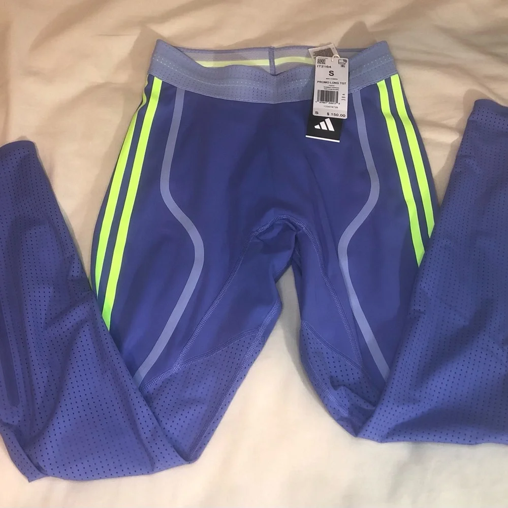 Adidas 2024  Pro Elite Promo Running Pants Cobalt Blue Men’s Size S IT2164 New